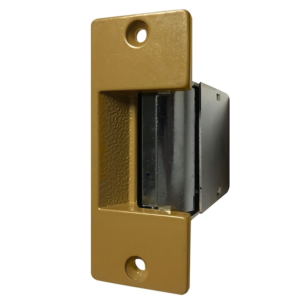 Trine 00 Series Electric Strikes, 24 VDC Voltage, Sprayed Brass